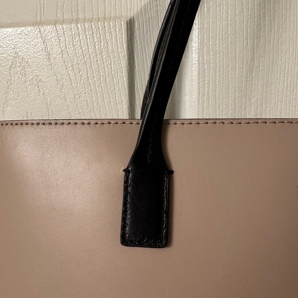 Kate Spade Tan and Black Structured Tote - Picture 8 of 9